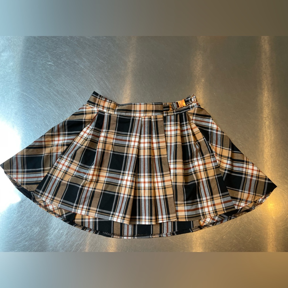 Pleated Mini Skirt